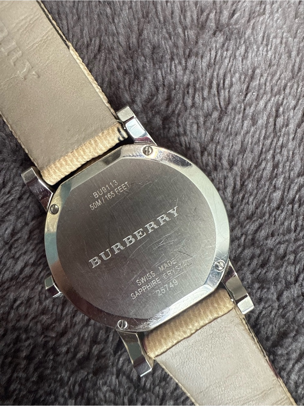 Women’s Burberry Classic Check Strap Watch - Picture 5 of 5